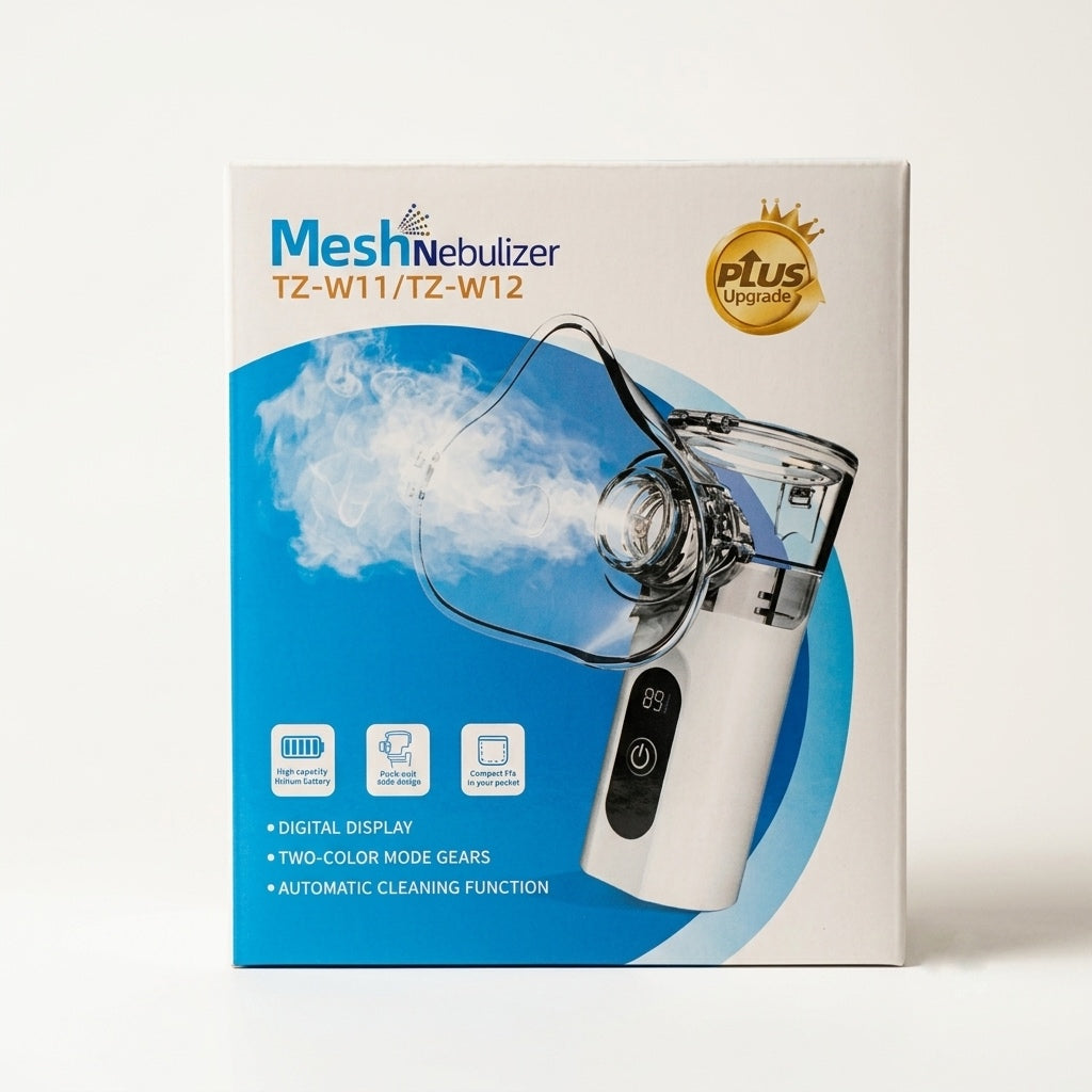 Mesh Nebulizer TZ-W11/TZ-W12 – Portable Ultrasonic Inhaler with Digital Display