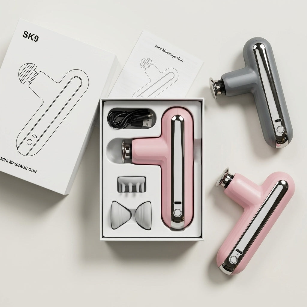 SK9 Mini Massage Gun - Portable Percussion Muscle Massager