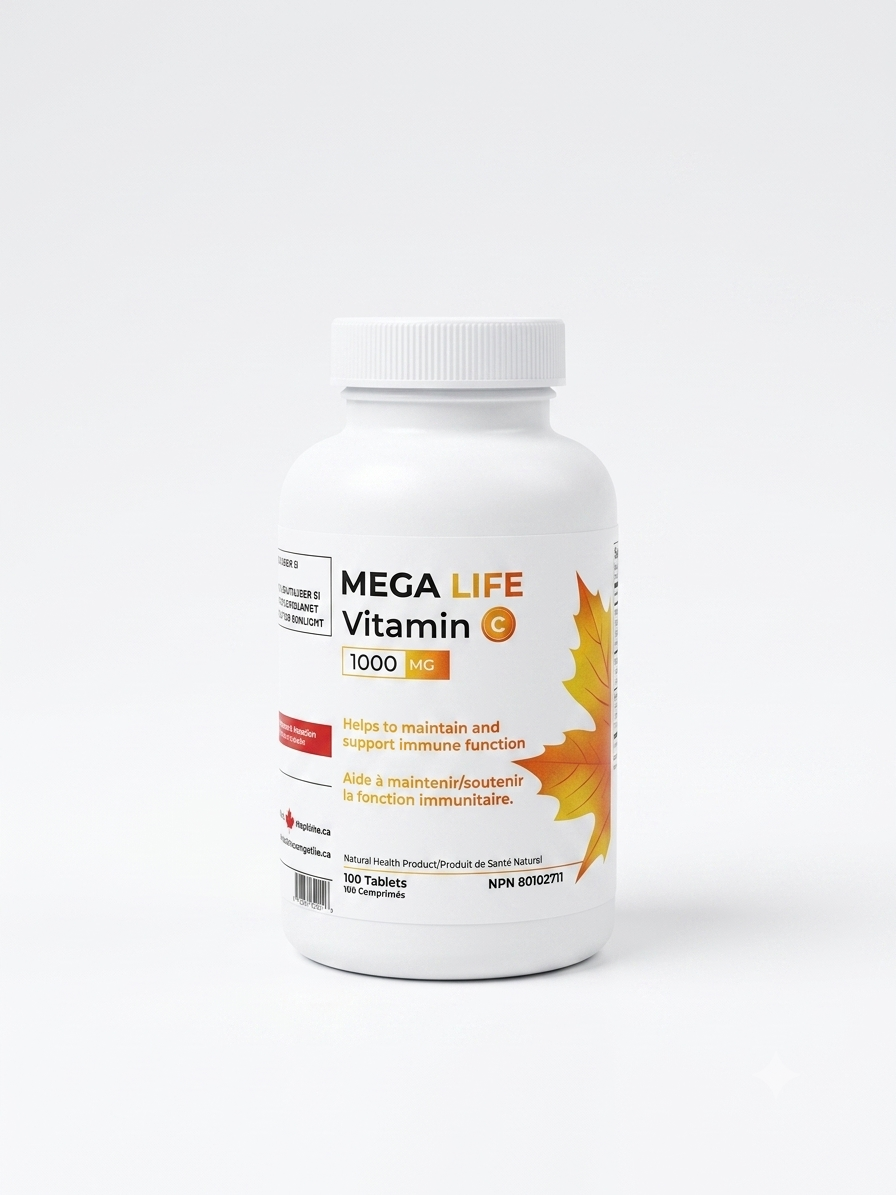 Mega Life Vitamin C 1000 mg