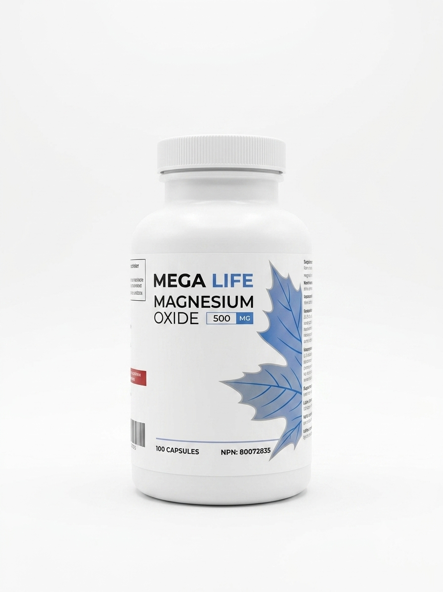 Mega Life Magnesium Oxide 500 mg