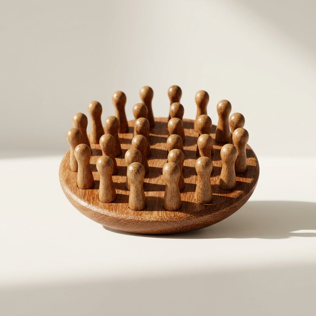 Wooden Scalp & neck Massager