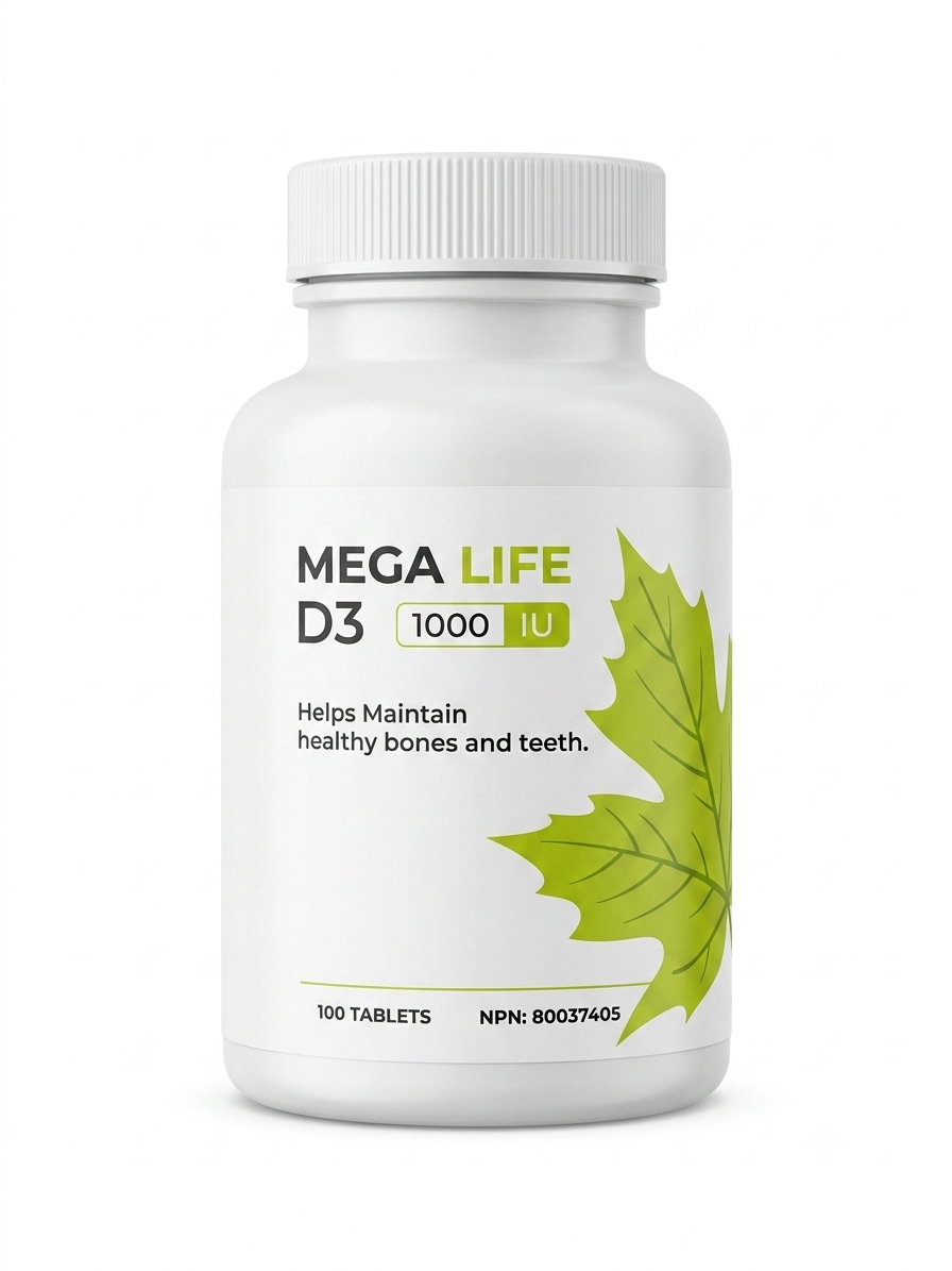Mega Life Vitamin D3