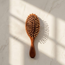 Natural Wooden Hair Brush | Anti-Static Scalp Massaging Paddle Brush
