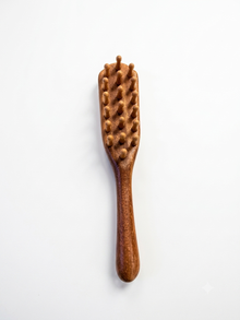 Wooden Meridian Scalp Massager Brush