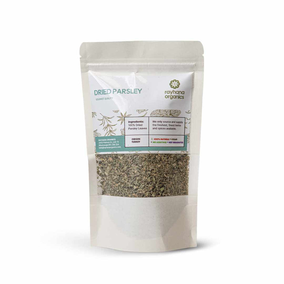 Rayhana Dried Parsley – Rayhana Organics