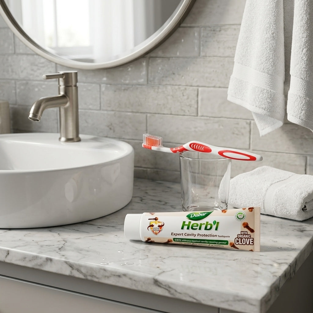 Dabur Herb’l Expert Cavity Protection Toothpaste - With Organic Clove