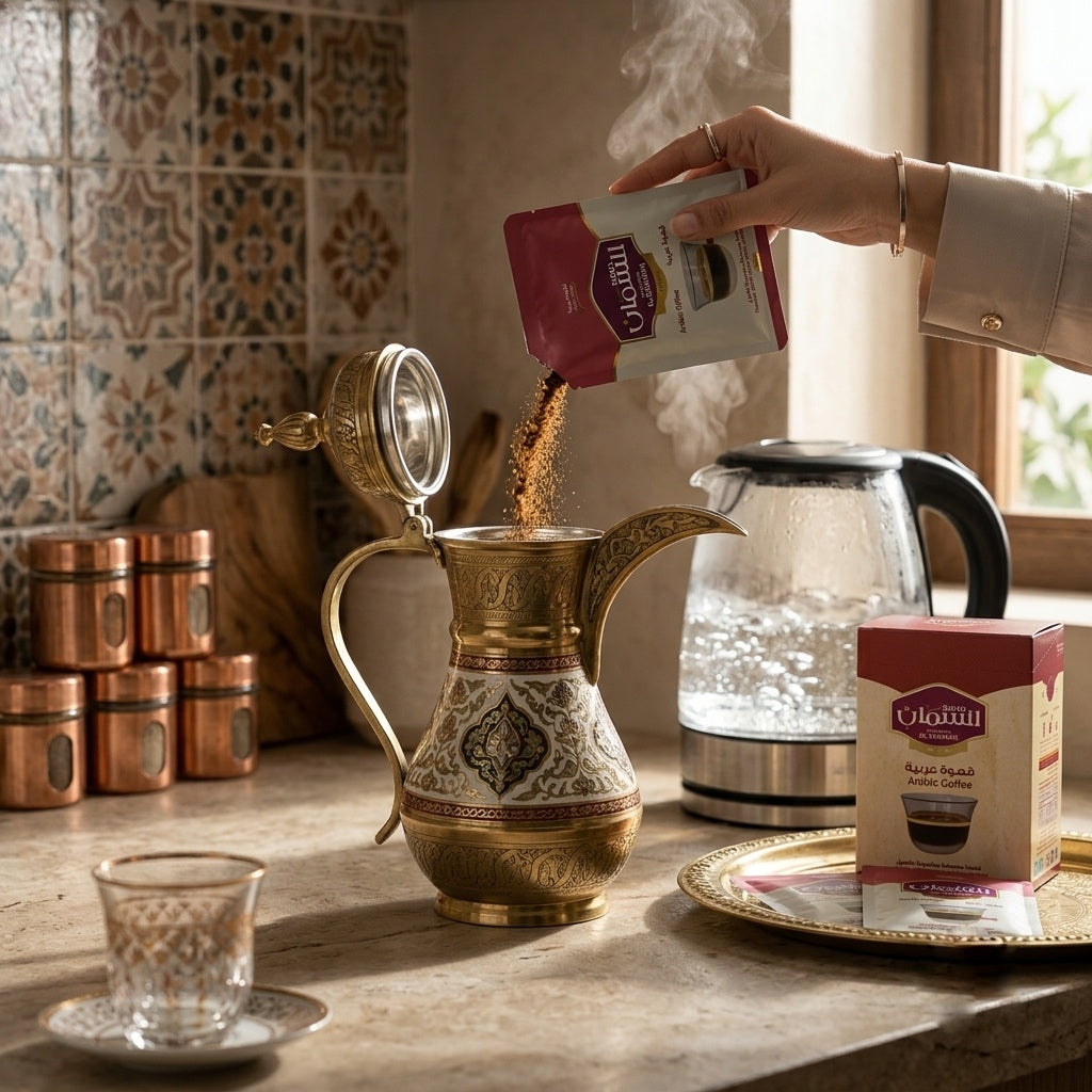 Arabic Coffee with Cardamom