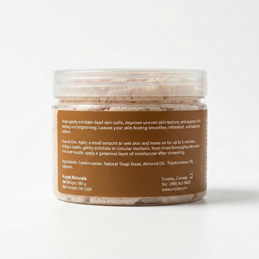 Frankincense & Almond Body Scrub