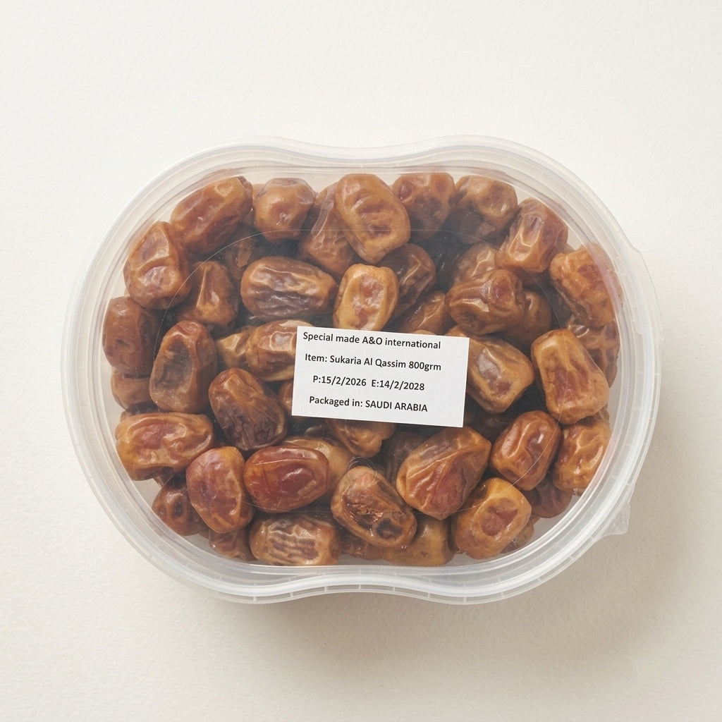 Sukaria Al Qassim Dates (800g) – Premium Saudi Sukari