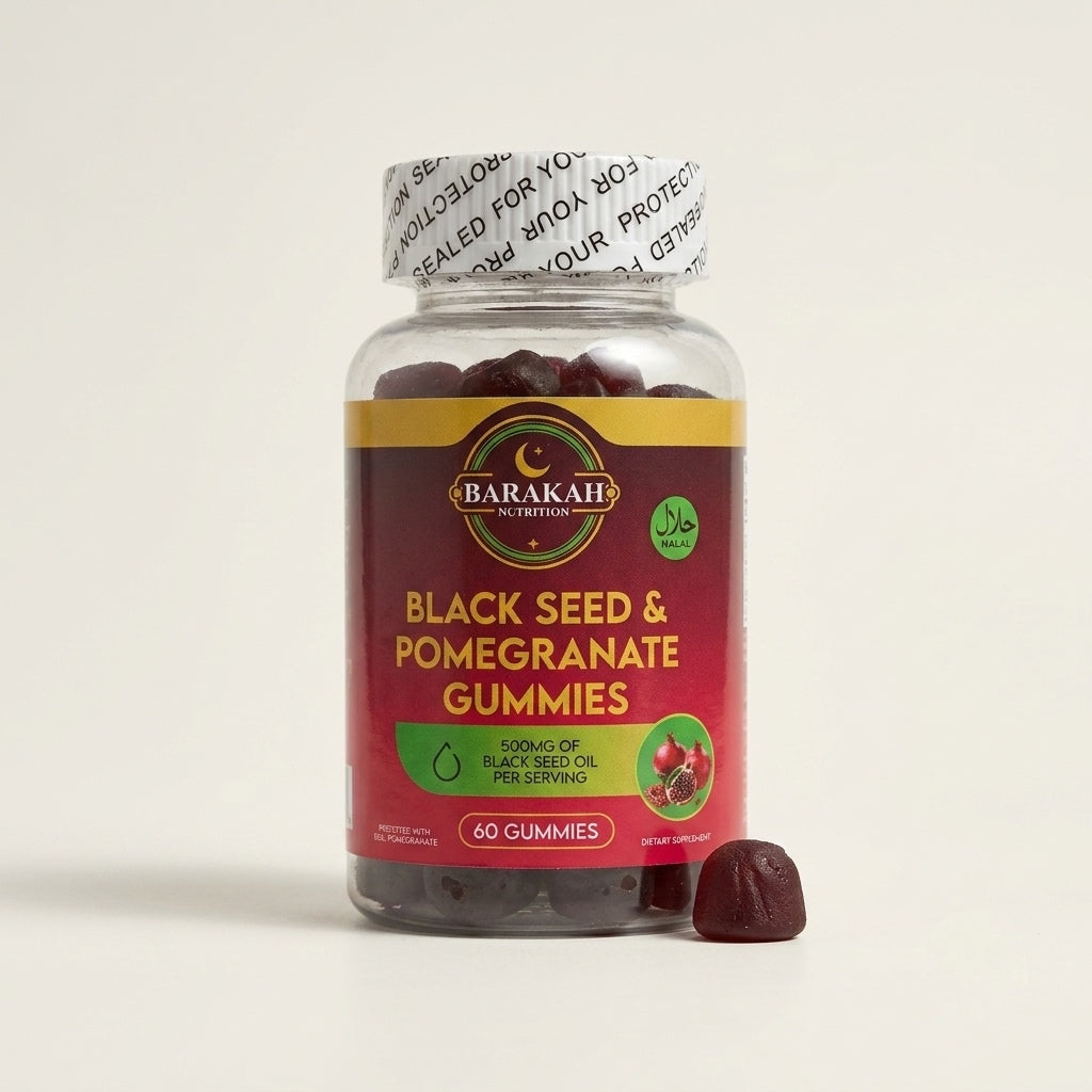 Barakah Nutrition Black Seed & Pomegranate Gummies