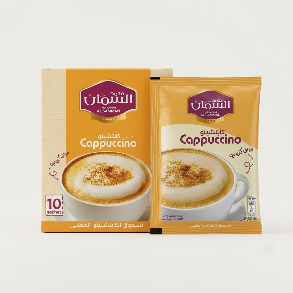 Al Samman Instant Cappuccino (10-Pack)