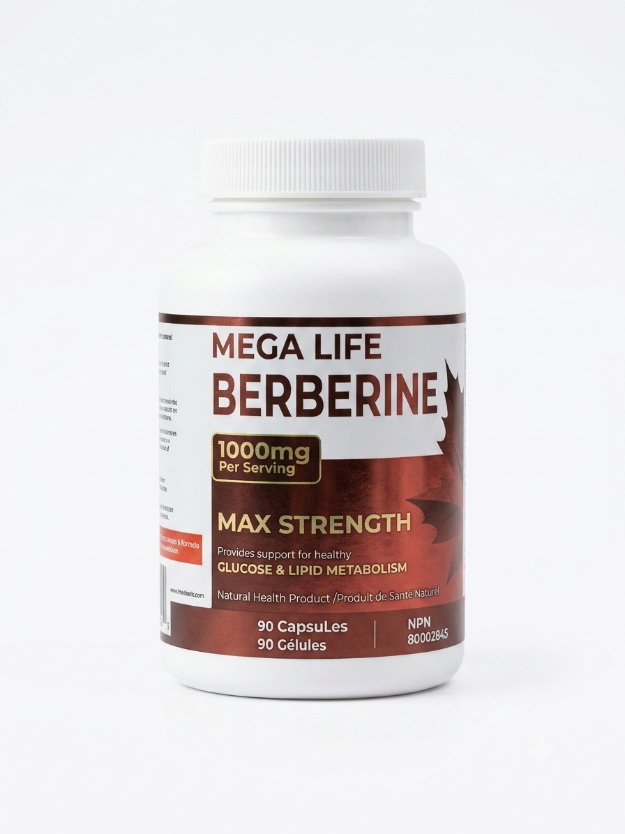 Mega Life Berberine 1000 mg — Max Strength