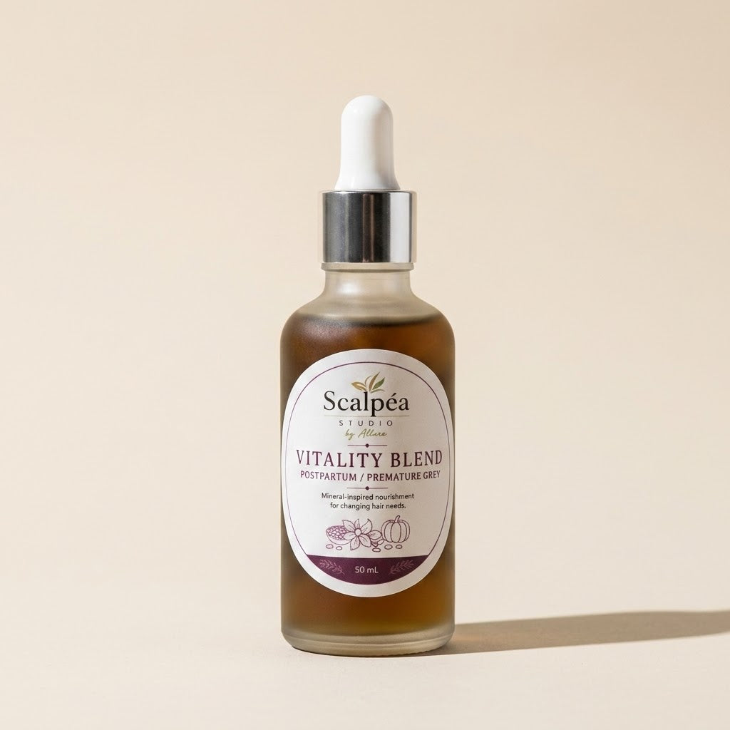Scalpéa Studio – Vitality Blend (Postpartum / Premature Grey Hair Oil)