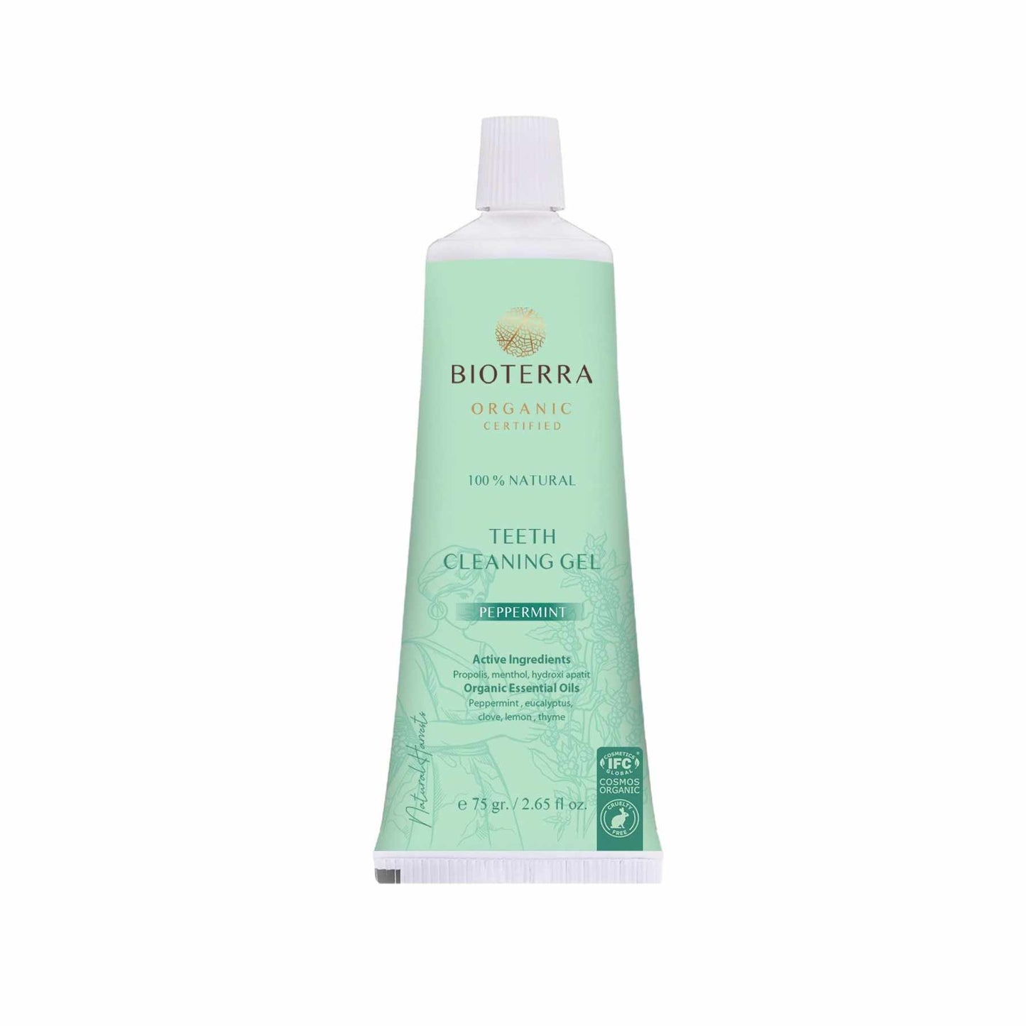 Organic Teeth Cleaning Gel – 75 ml