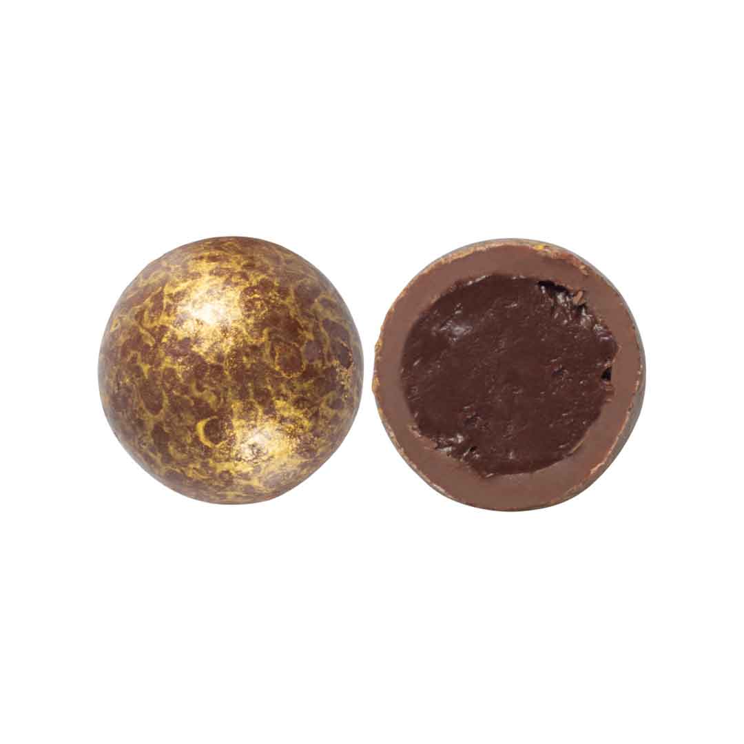 Chocolate Shell Open Crispy Chocolate Shells with Praline Cream Center – Rayhana Organics