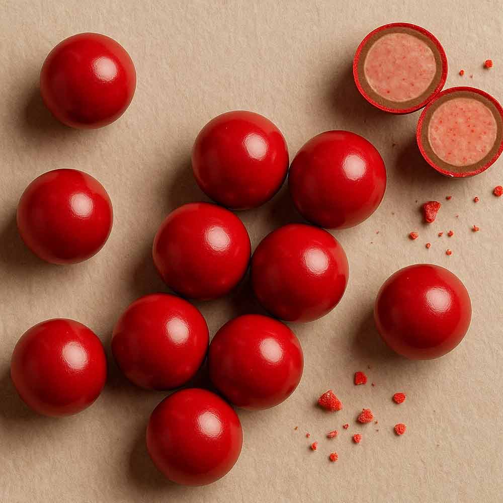 Chocolate Shell Open Crispy Chocolate Shells with Sour Cherry Filling – Rayhana Organics