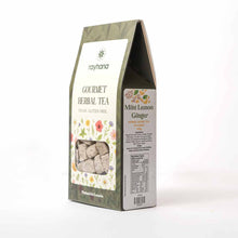 Peppermint Lemon Tea Cubes with Ginger